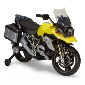 BMW R1200GS ride on (crno-žuti, na akumulator, punjač) 