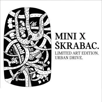 MINI X ŠKRABAC Urban drive stiker 