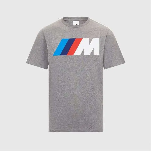 BMW MAJICA M T-Shirt Logo farbig Unisex (siva, L) 
