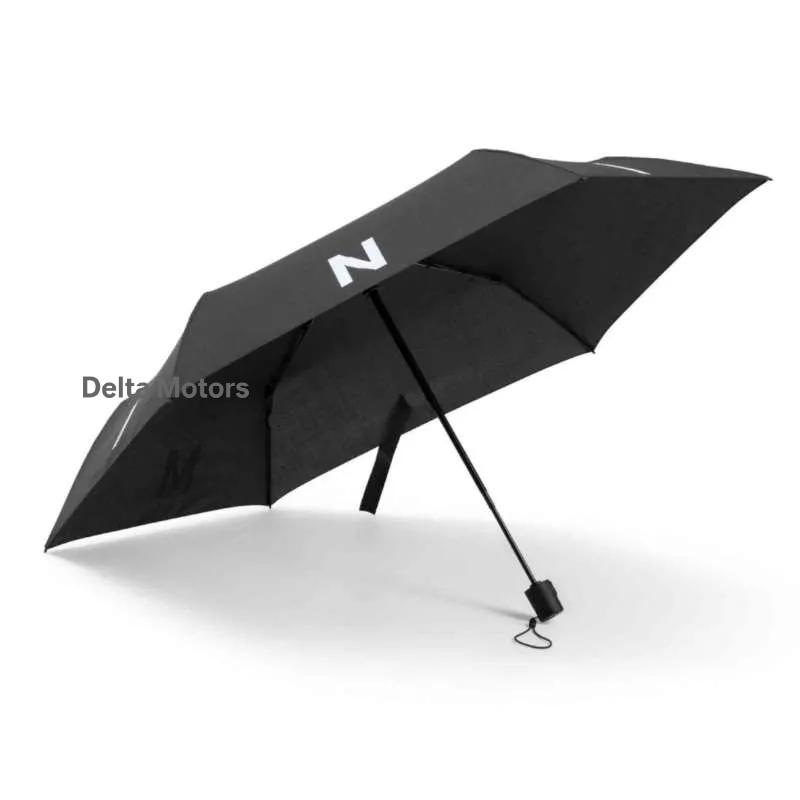 MINI Umbrella Foldable Wordmark (crni) 