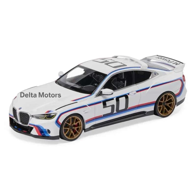 BMW Miniatur 3.0 CSL, BJ. 2022 1:18 (white ) 