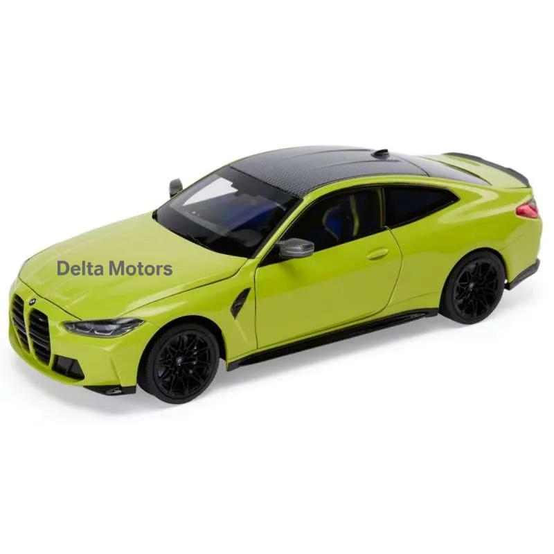 BMW Miniatur M4 (G82), 1:18 (yellow) 